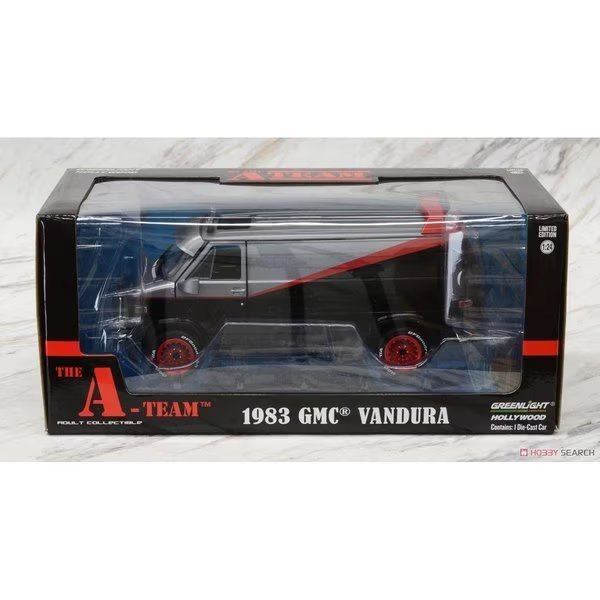 1983 GMC Vandura The A-Team 1983-1987 TV Series 1 by 24 Die-Cast Model Cars, Greenlight, Mfr#: 84072